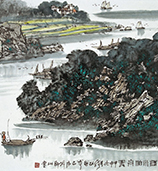 张松 《水乡小镇》